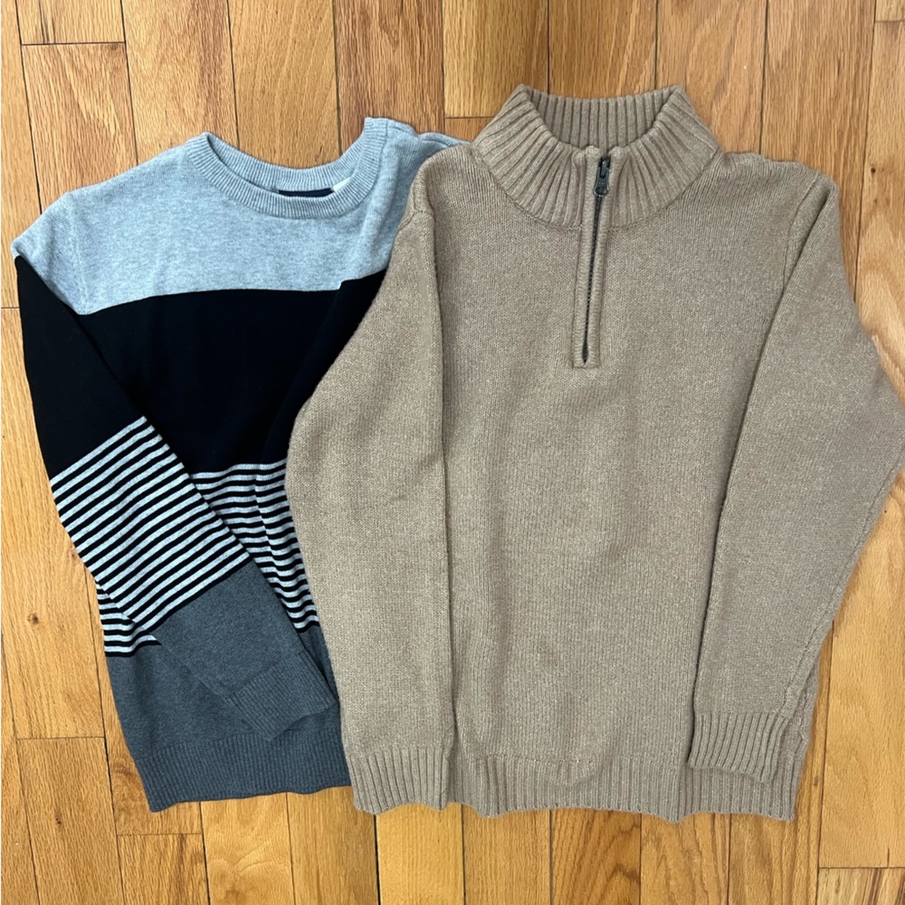 Two Boys Sweaters for Holidays or Church